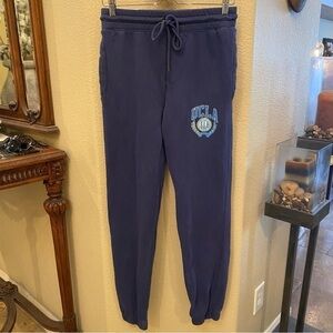 NWT~COTTON ON Indigo Blue UCLA Track Sweatpants Size XS-Unisex